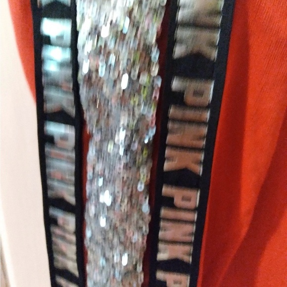 VS PINK bling outfit set-large hoodie X-large joggers NWOT - Picture 4 of 9